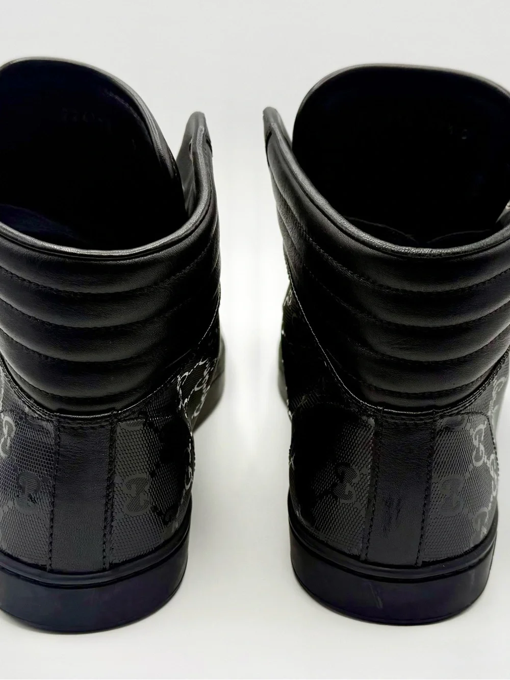 Gucci Imprime High Monogram Men’s Leather Sneakers